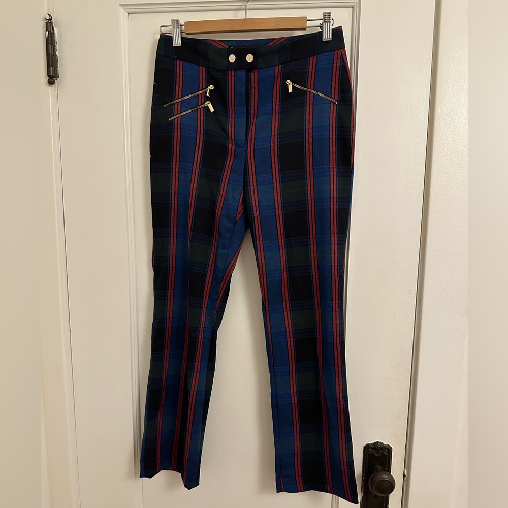 Zara Plaid Work Pants